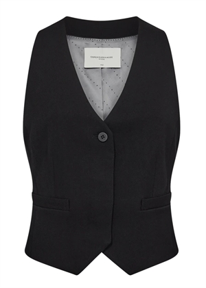 Tailor waistcoat Black Copenhagen Muse 